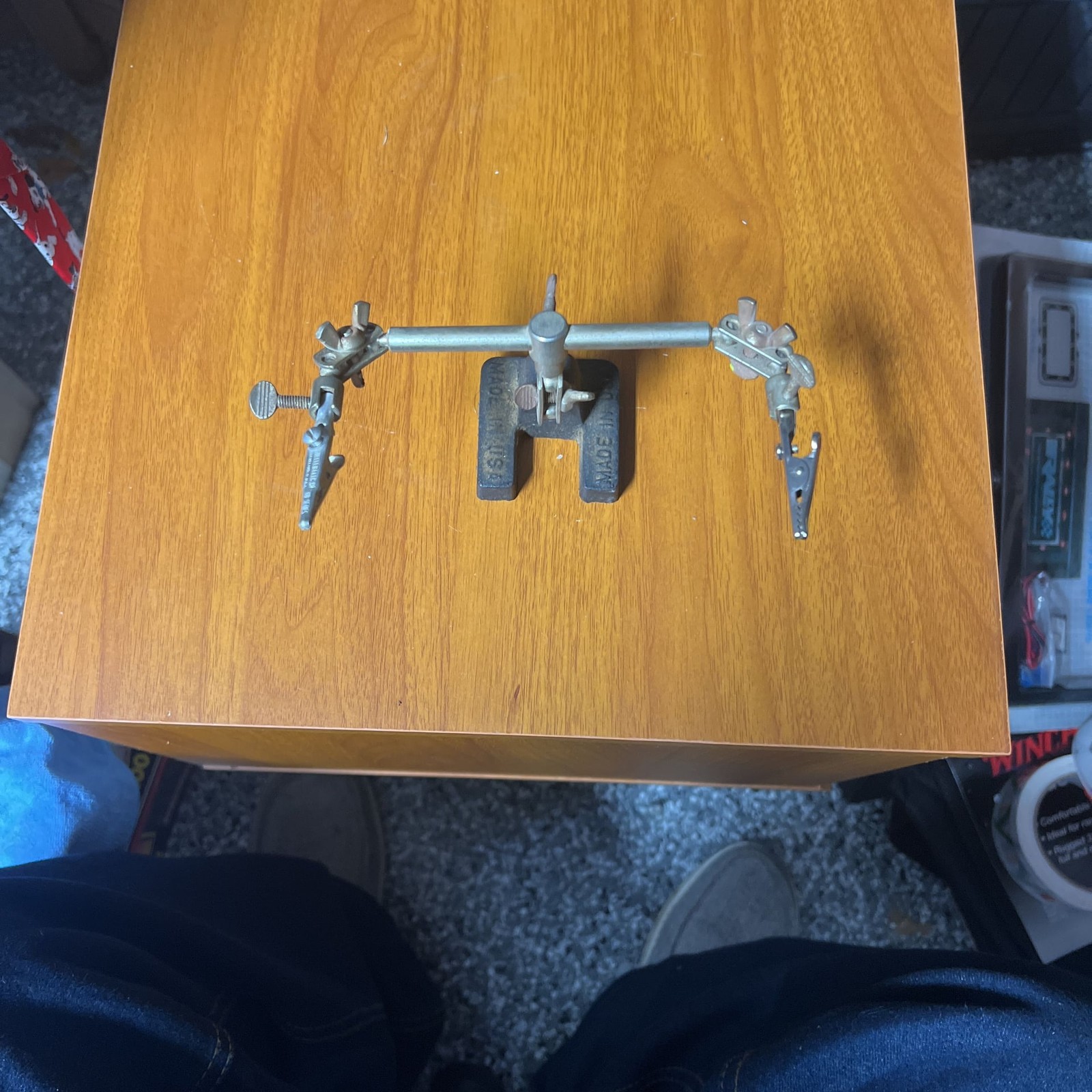 Vintage Adjustable Helping Hand Lab Clamps Hobby Stand Vintage Adjustable Helping Hand Lab Clamps Hobby Stand