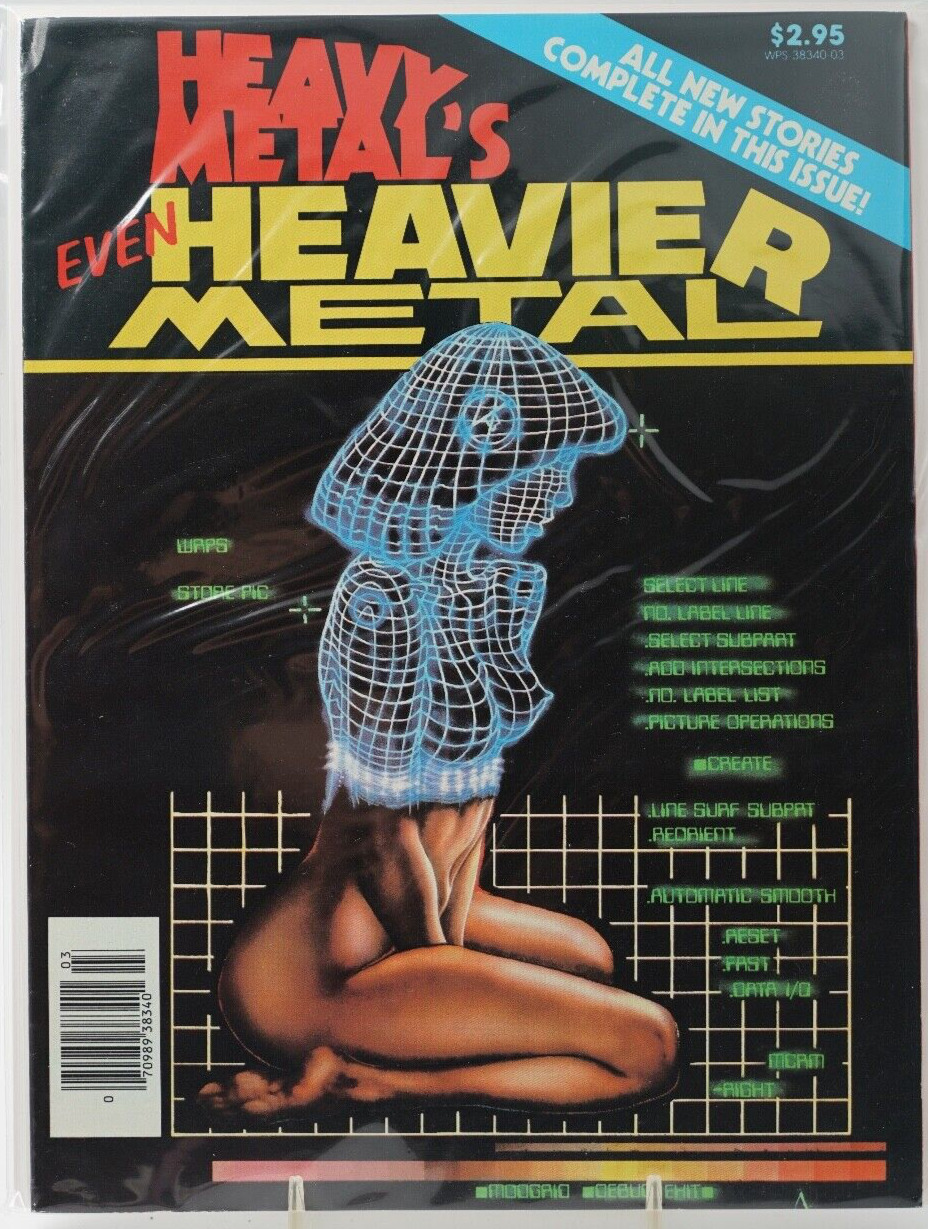 Heavy Metal\'s Even Heavier Metal 1983 Special Moebius Caza 1983