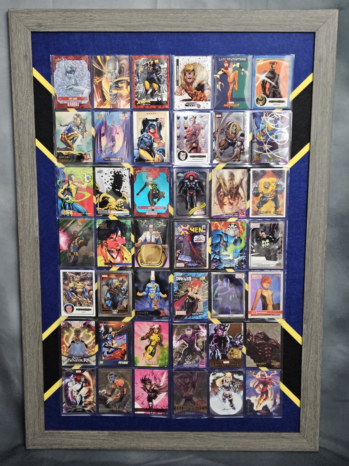X-MEN '97 Card Display - 42 Cards From 31 Different Sets