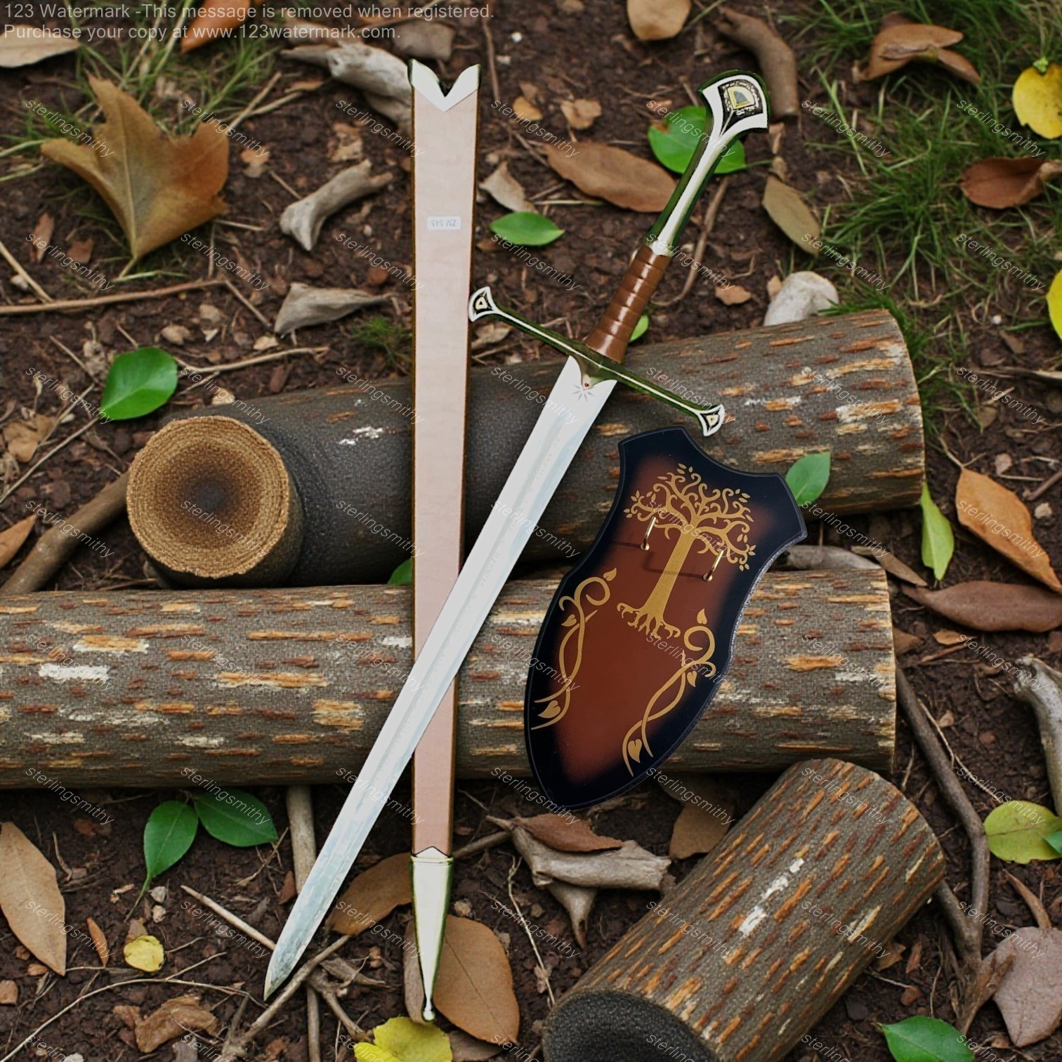 Custom Handmade Narsil Anduril Sword LOTR Premium Quality prop Gift for Brother Custom Handmade Narsil Anduril Sword LOTR Premium Quality prop Gift for Brother