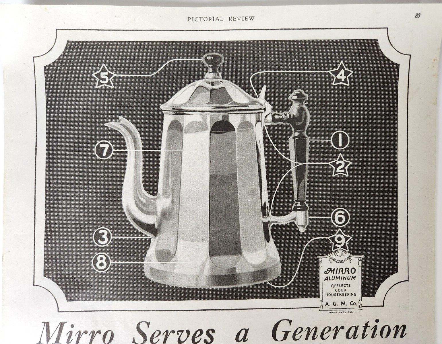 Mirro Aluminum Tea Pot Good Housekeeping Antique 1919 Magazine Print Ad Mirro Aluminum Tea Pot Good Housekeeping Antique 1919 Magazine Print Ad