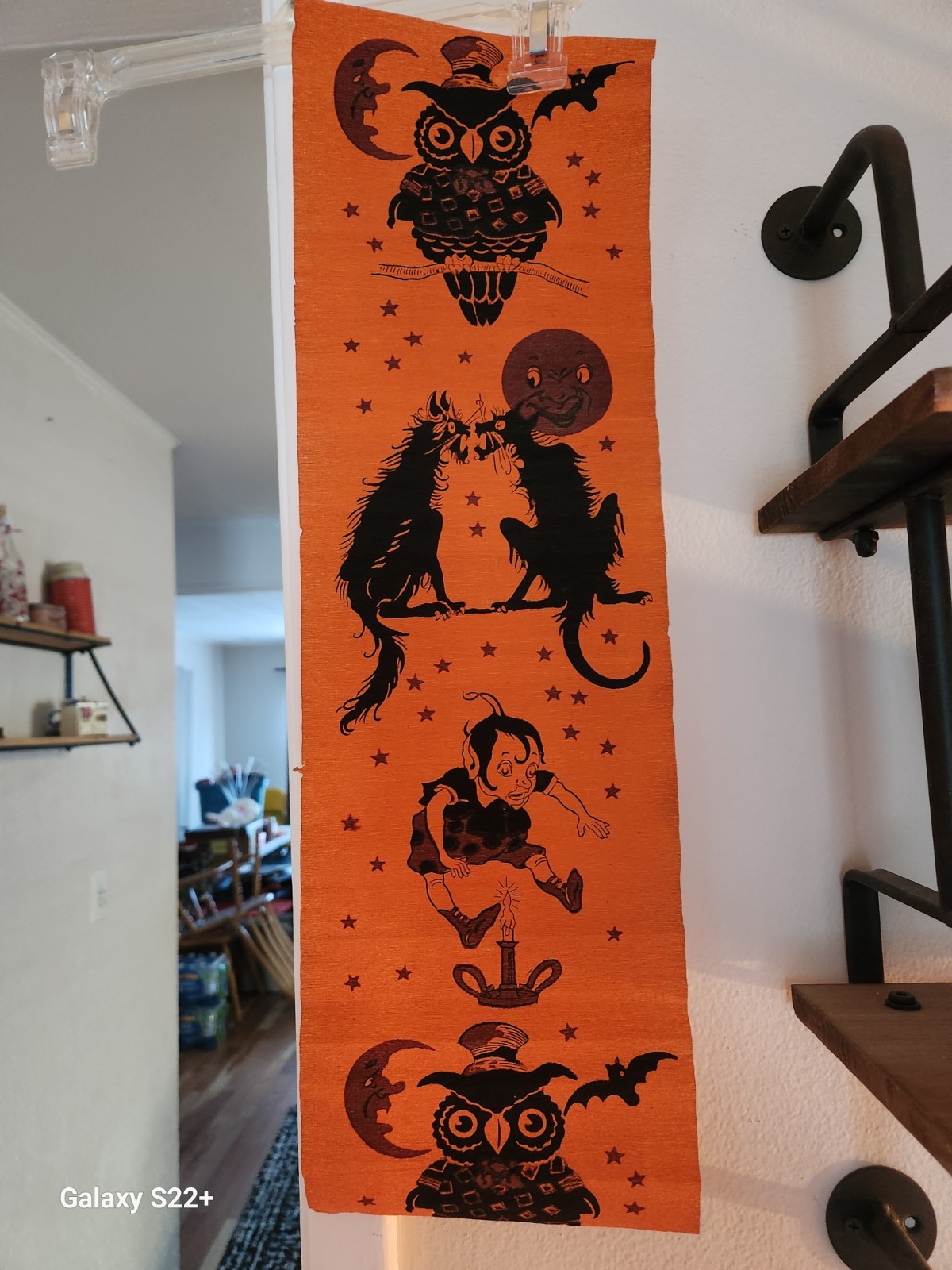 Antique Halloween Velvo Crepe Paper American Tissue Mills 1920's Antique Halloween Velvo Crepe Paper American Tissue Mills 1920's