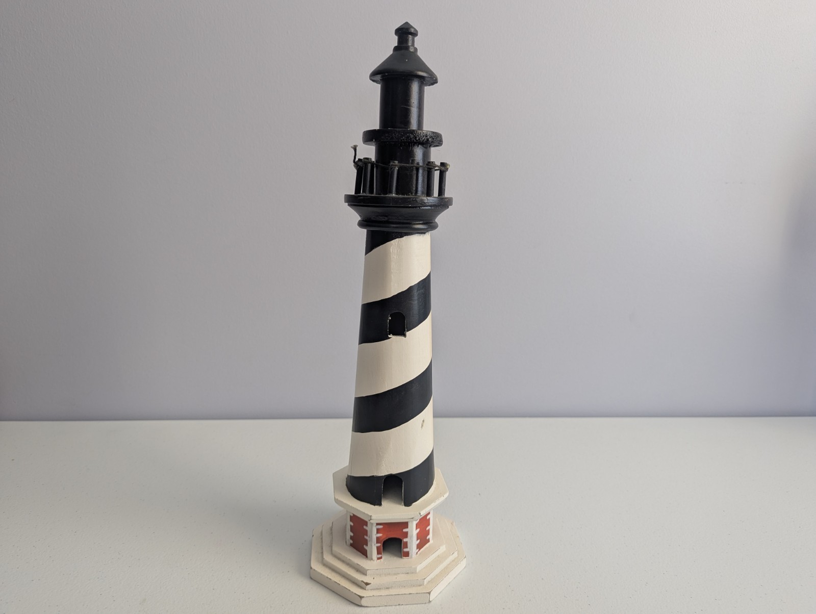 Wooden Lighthouse 16" Coastal Nautical Fishing Sea Beach House Cottage Wooden Lighthouse 16" Coastal Nautical Fishing Sea Beach House Cottage