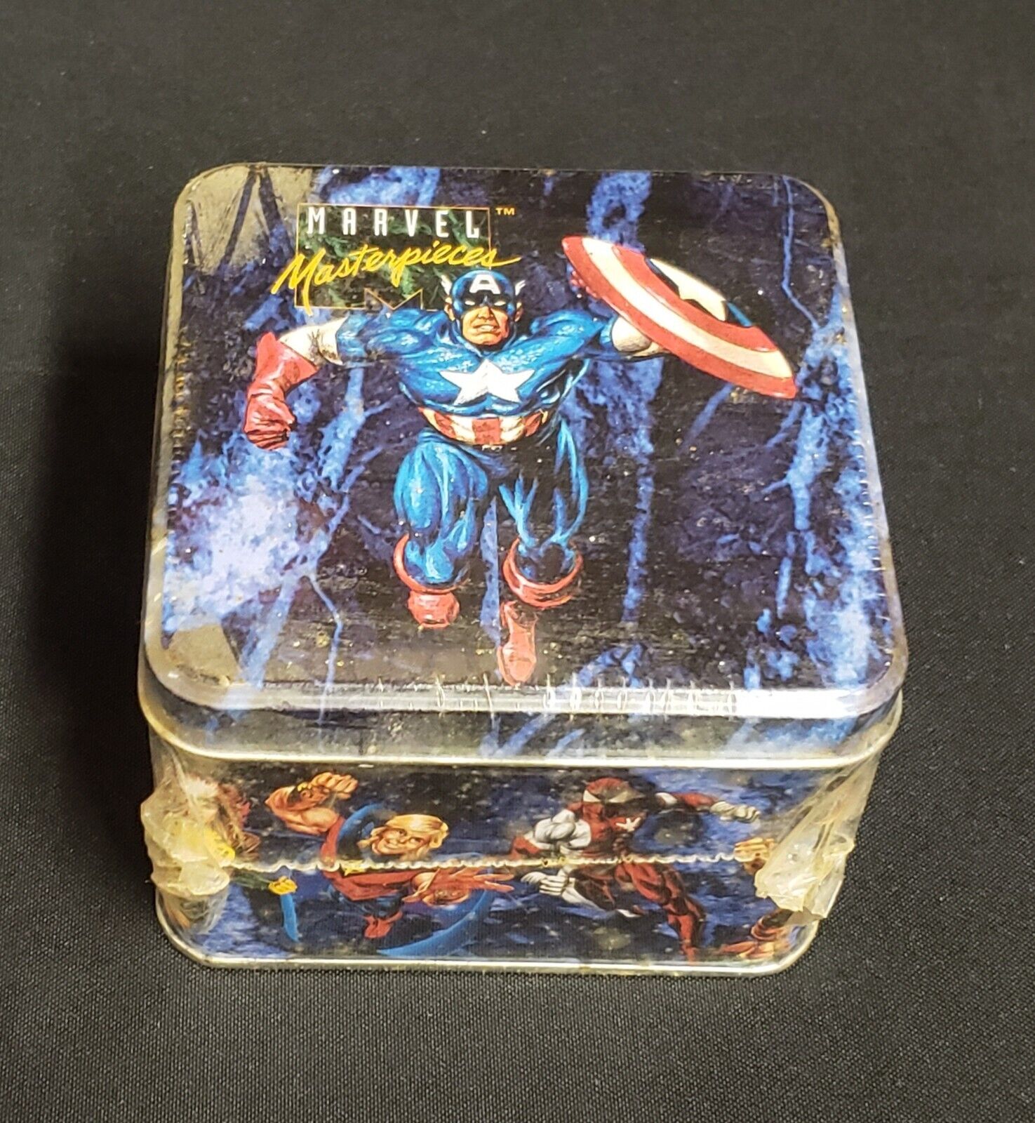 1993 SKYBOX MARVEL MASTERPIECES SERIES I COLLECTOR CARDS TIN 25664/35000