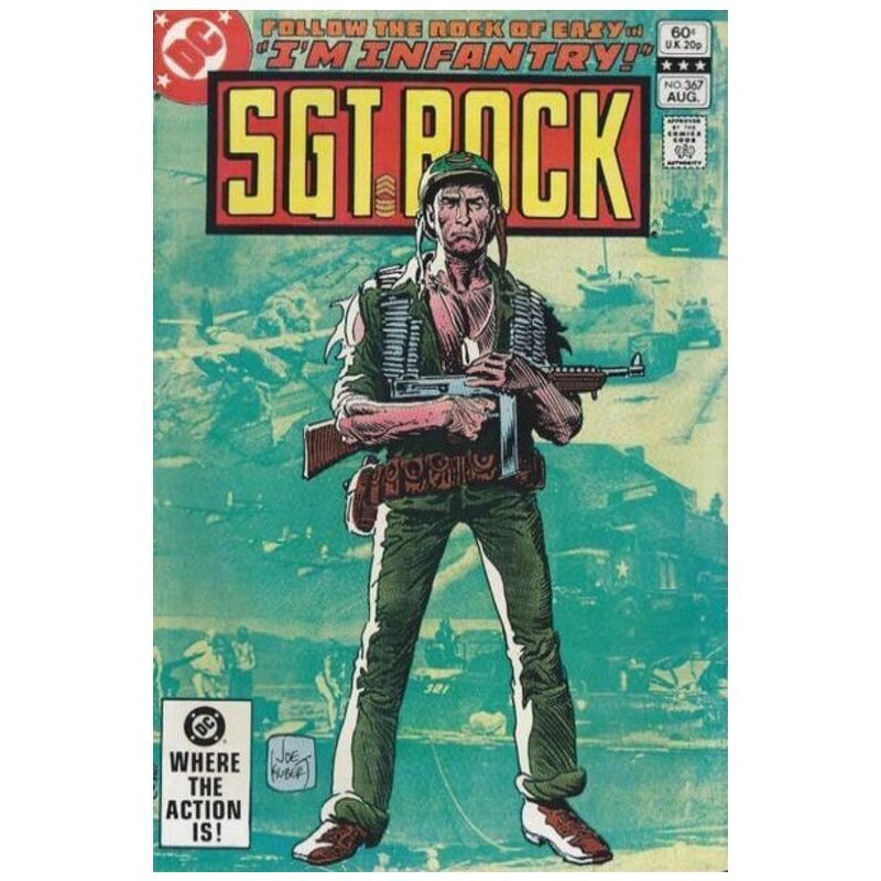 Sgt. Rock #367 in Very Fine minus condition. DC comics [o|