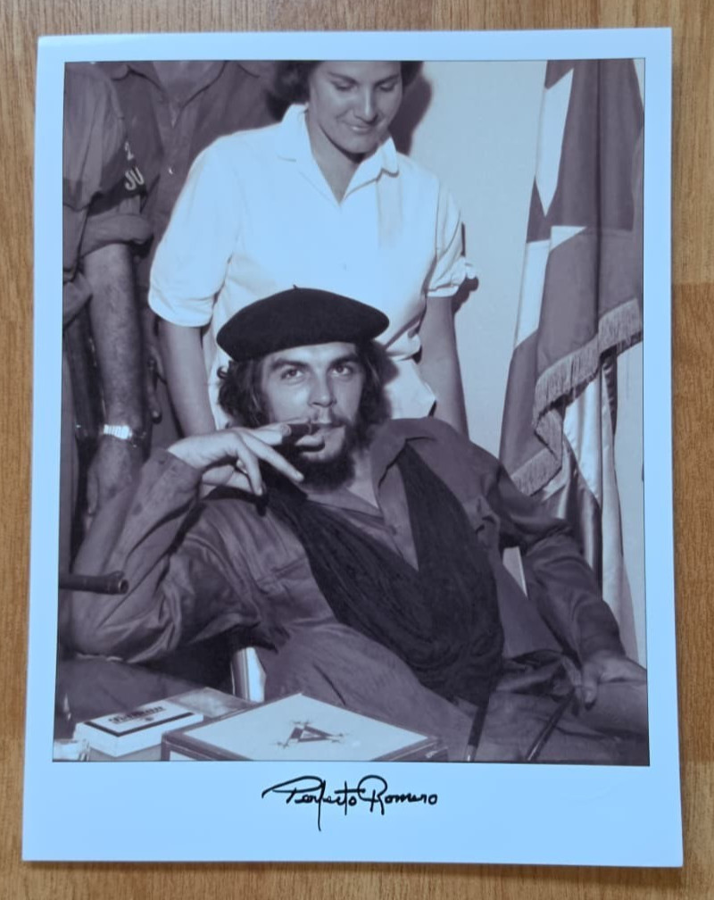 CUBAN CUBA COMMANDER ERNESTO CHE GUEVARA SIGNED PERFECTO ROMERO ORIG Photo XXL CUBAN CUBA COMMANDER ERNESTO CHE GUEVARA SIGNED PERFECTO ROMERO ORIG Photo XXL