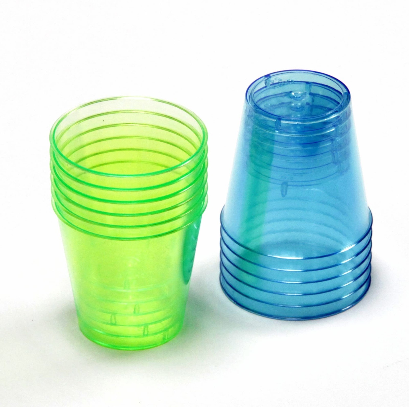 Chef Craft Select Plastic Shot Glass, 1 1 ounce 12 piece set, Blue/Green Chef Craft Select Plastic Shot Glass, 1 1 ounce 12 piece set, Blue/Green