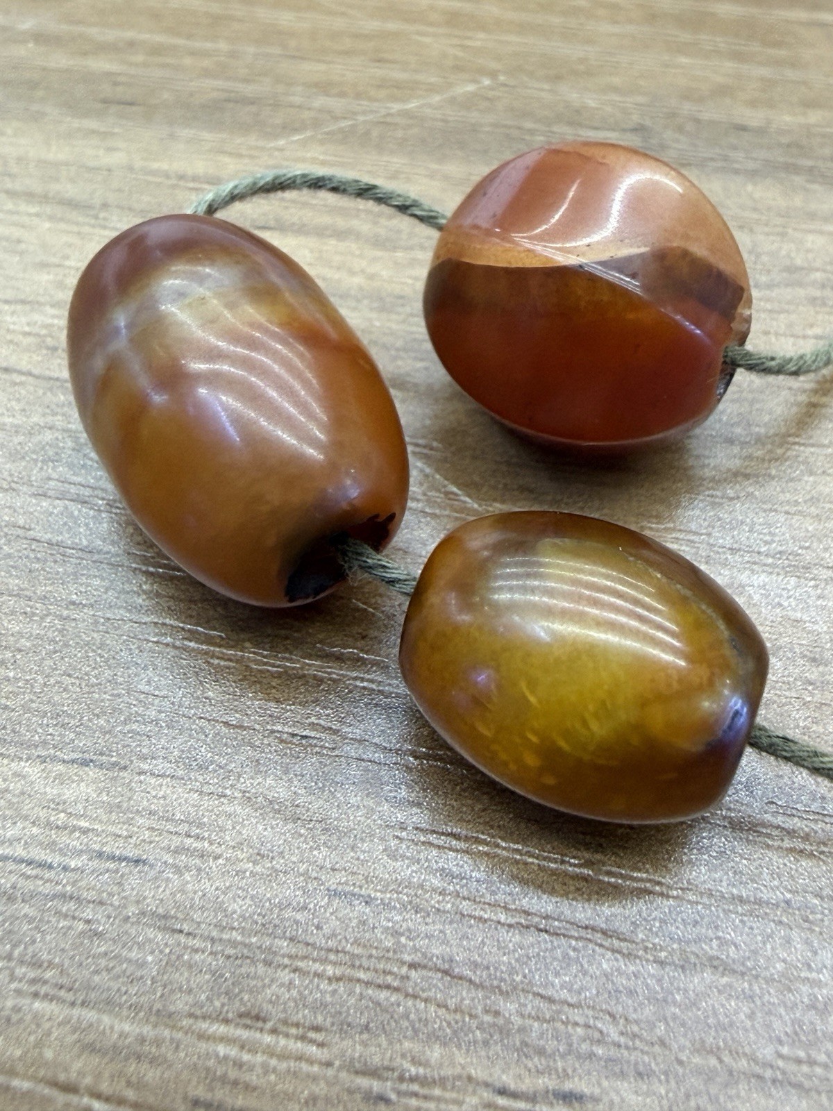 Wonderful Old Roman Agate Stone 3 Pc Good Luck Amulets Wonderful Old Roman Agate Stone 3 Pc Good Luck Amulets