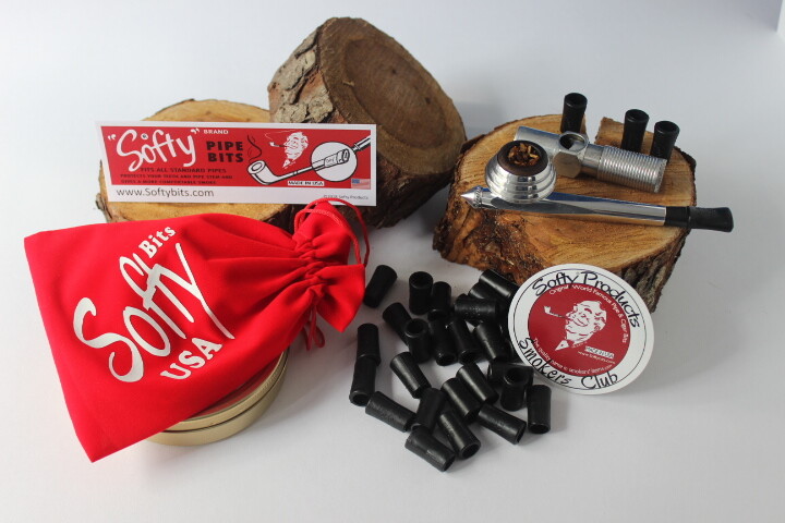 TOBACCO RUBBER PIPE BITS TIPS 50 pcs "SOFTY" MADE IN U.S.A. TOBACCO RUBBER PIPE BITS TIPS 50 pcs "SOFTY" MADE IN U.S.A.