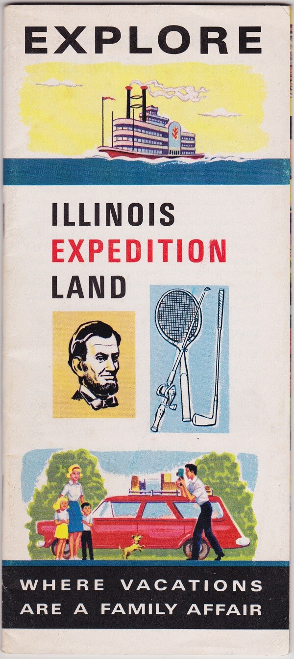 1960's Illinois State Tourism Promotional Brochure 1960's Illinois State Tourism Promotional Brochure