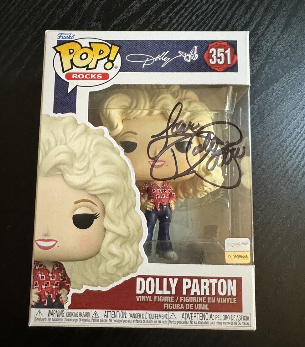 Dolly Parton Signed Funko Pop Autograph 351