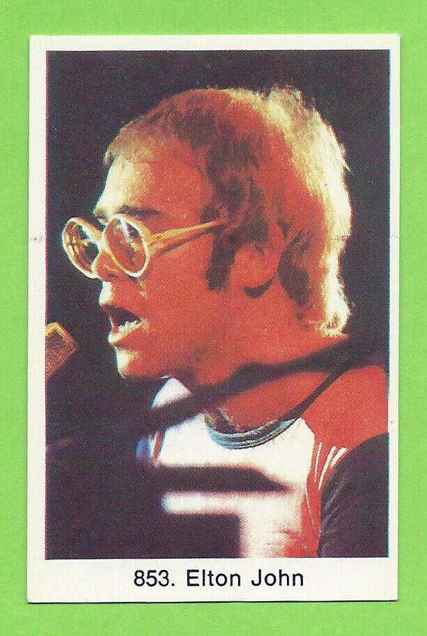 1974-81 Swedish Samlarsaker #853 Elton John