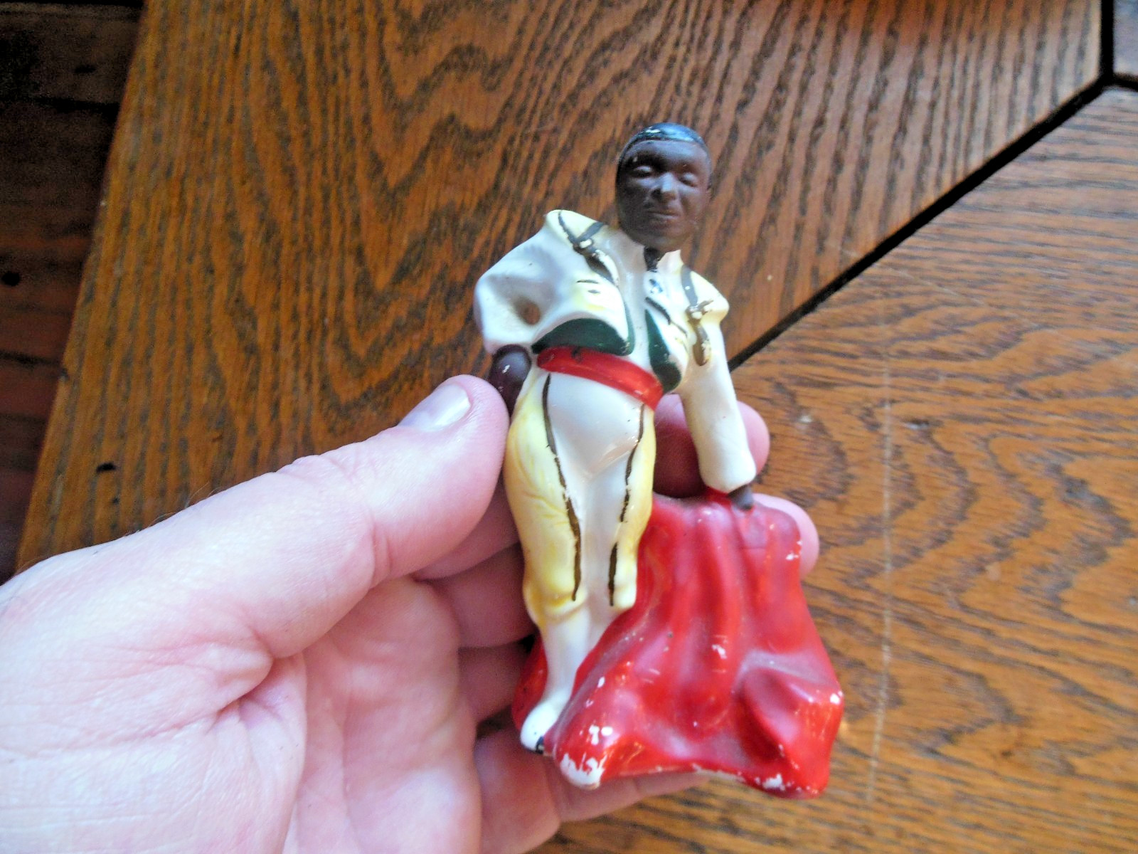 Vintage 4" Matador Mexican Ceramic Figure Bull Fighter Vintage 4" Matador Mexican Ceramic Figure Bull Fighter