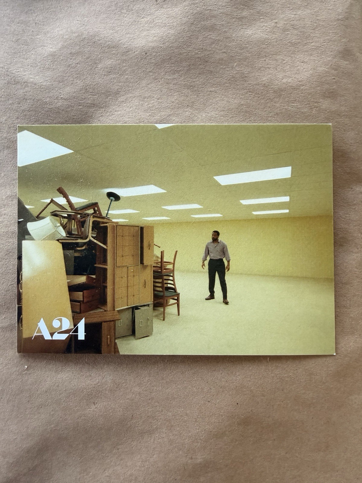 A24 Films - Backrooms Promo Postcard | Kane Parsons Horror Movie A24 Films - Backrooms Promo Postcard | Kane Parsons Horror Movie