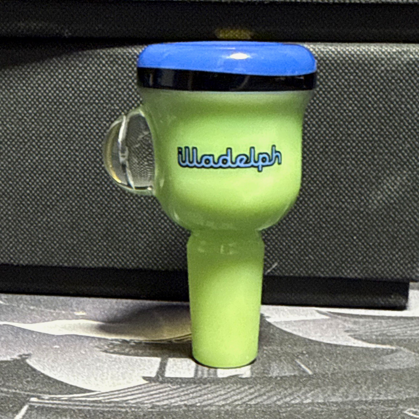 Illadelph Wadolph Skull Design slide w/ green and blue/ Used in Mint condition Illadelph Wadolph Skull Design slide w/ green and blue/ Used in Mint condition