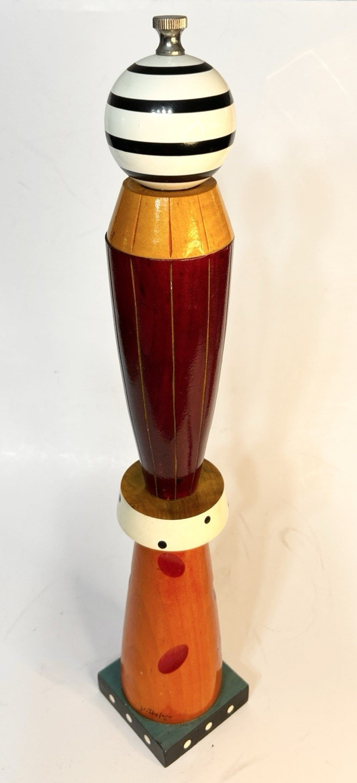 RAW DESIGN Robert Wilhelm-signed/Pepper grinder/16”H/“Pep Art” RAW DESIGN Robert Wilhelm-signed/Pepper grinder/16”H/“Pep Art”