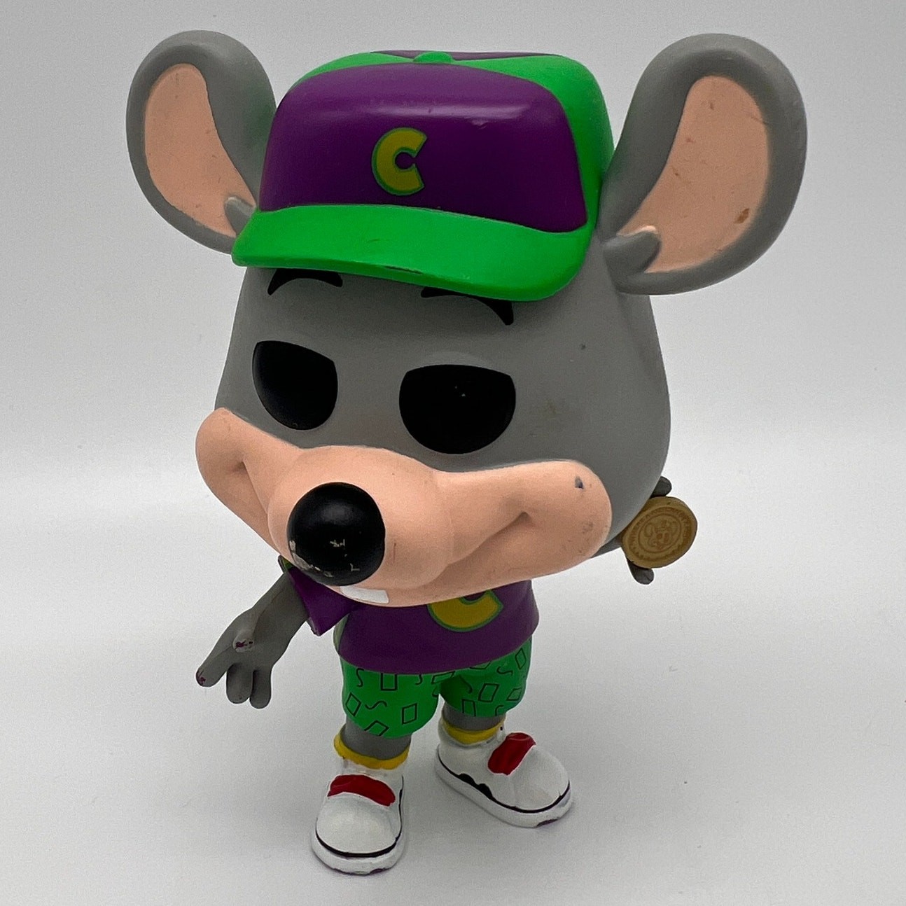Funko Pop Vinyl Retro Chuck E. Cheese 186 Ad Icons Figure 2023 Mouse Rat Gray