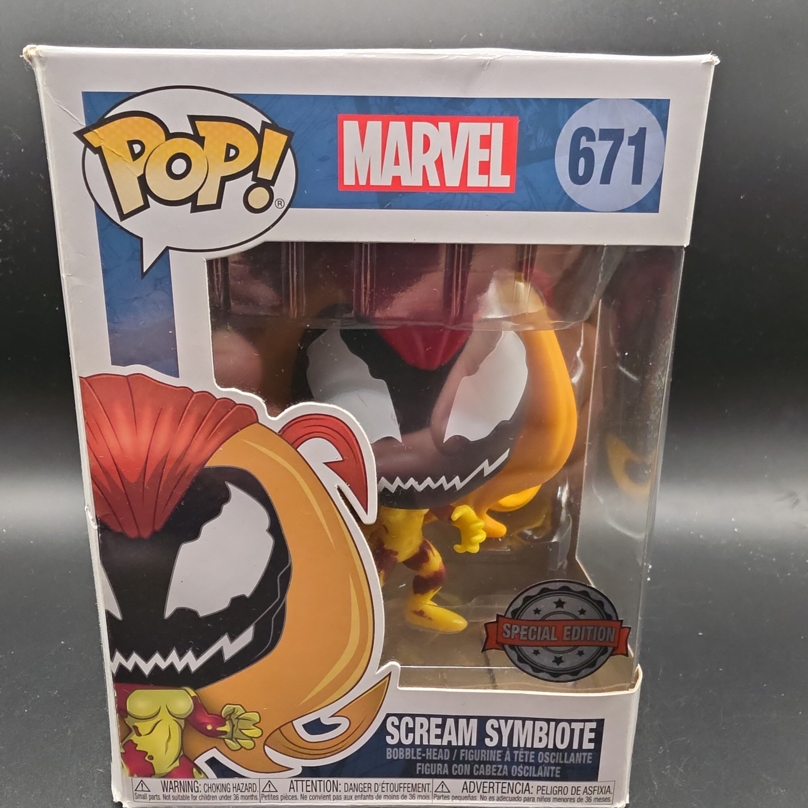 Funko POP Marvel Venom SCREAM SYMBIOTE #671 Walgreens Exclusive with Protector Funko POP Marvel Venom SCREAM SYMBIOTE #671 Walgreens Exclusive with Protector