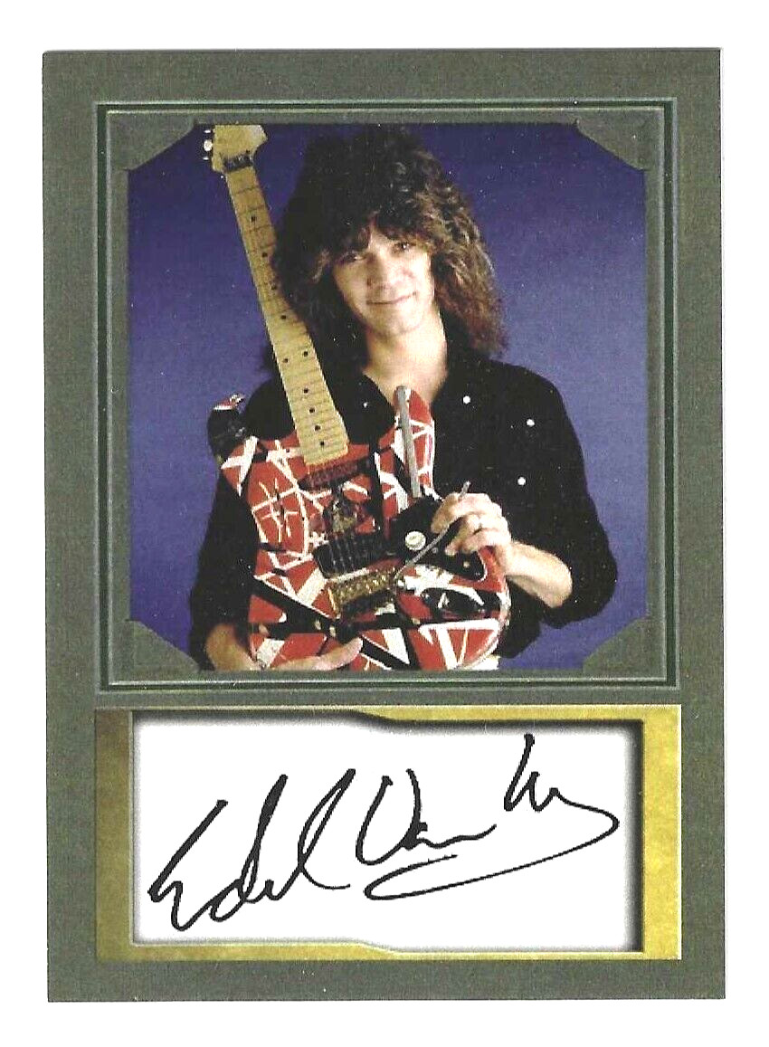 EDDIE VAN HALEN - ACEO D. GORDON PROMO TRADING CARD - MINT CONDITION EDDIE VAN HALEN - ACEO D. GORDON PROMO TRADING CARD - MINT CONDITION