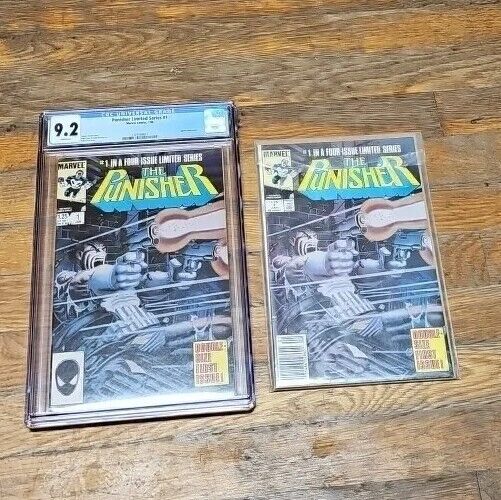 Marvel The Punisher #1 CGC 9.2 AND Punisher #1 Newsstand Ungraded