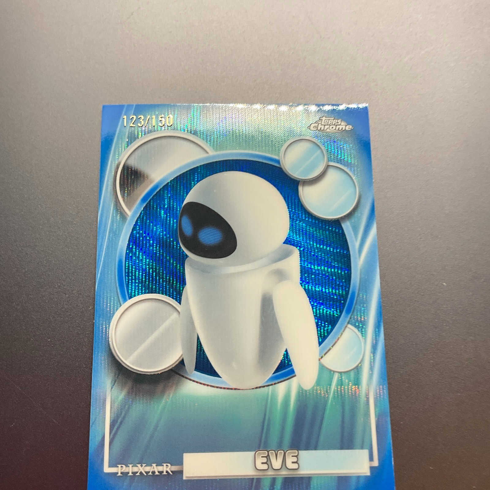 Topps 2026 Chrome Disney/Pixar WALL-E EVE #146 Serial Numbered 123/150