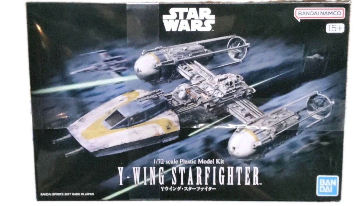 Bandai Hobby Star Wars Y-Wing Starfighter 1/72 Scale Model Kit USA Seller Bandai Hobby Star Wars Y-Wing Starfighter 1/72 Scale Model Kit USA Seller