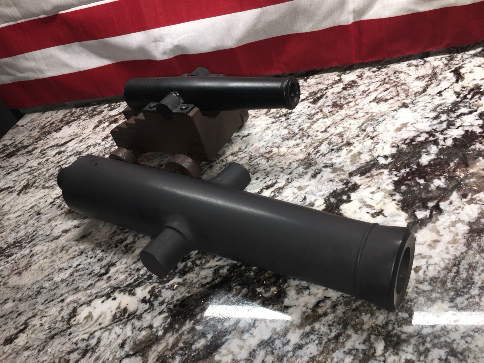 Black powder salute cannon barrel. 1.5” to 1.75” bore. Very loud Black powder salute cannon barrel. 1.5” to 1.75” bore. Very loud