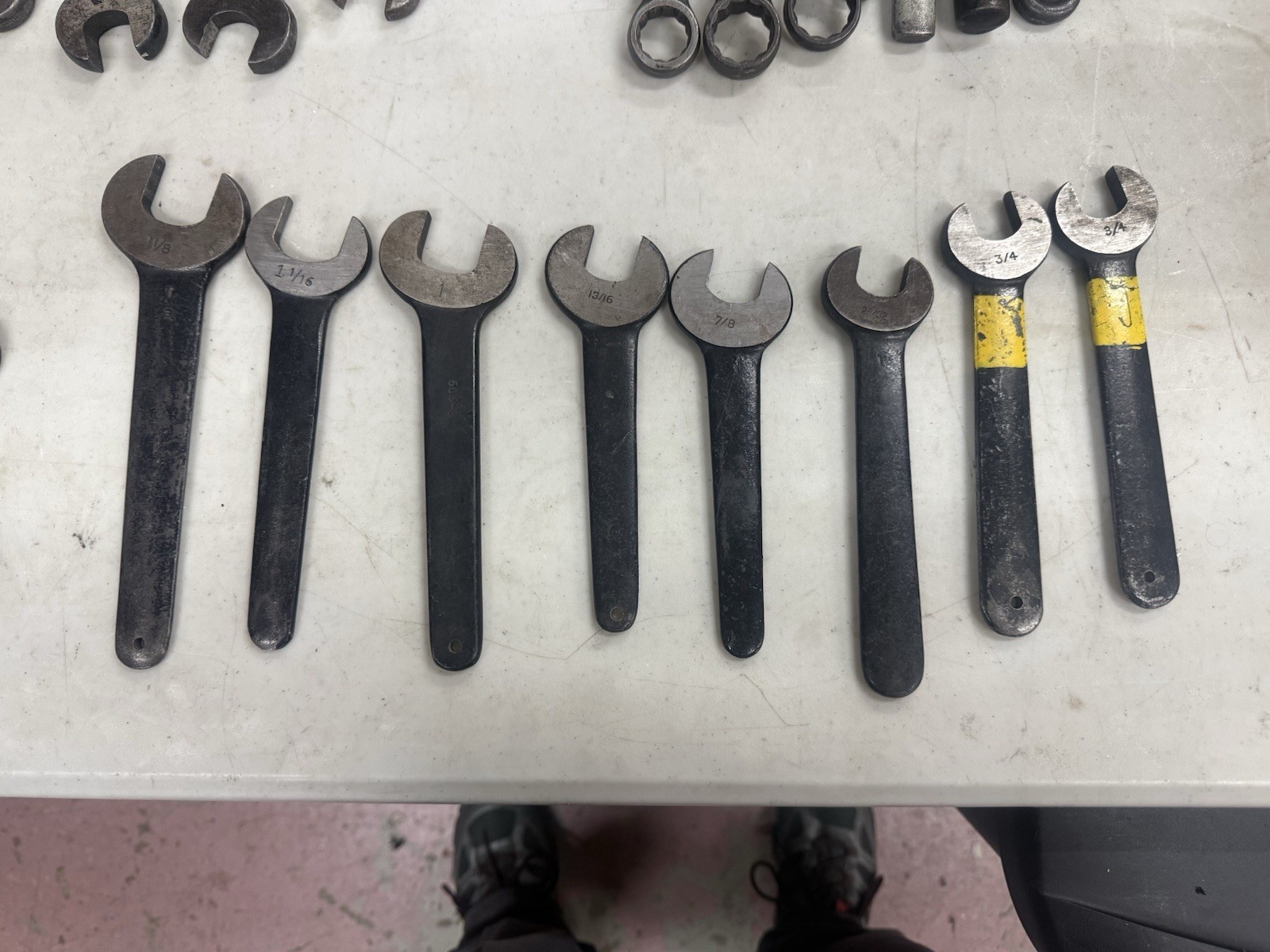Lot Of 8 - Vintage Williams Armstrong Fairmount Open End Wrenches USA Machinist Lot Of 8 - Vintage Williams Armstrong Fairmount Open End Wrenches USA Machinist