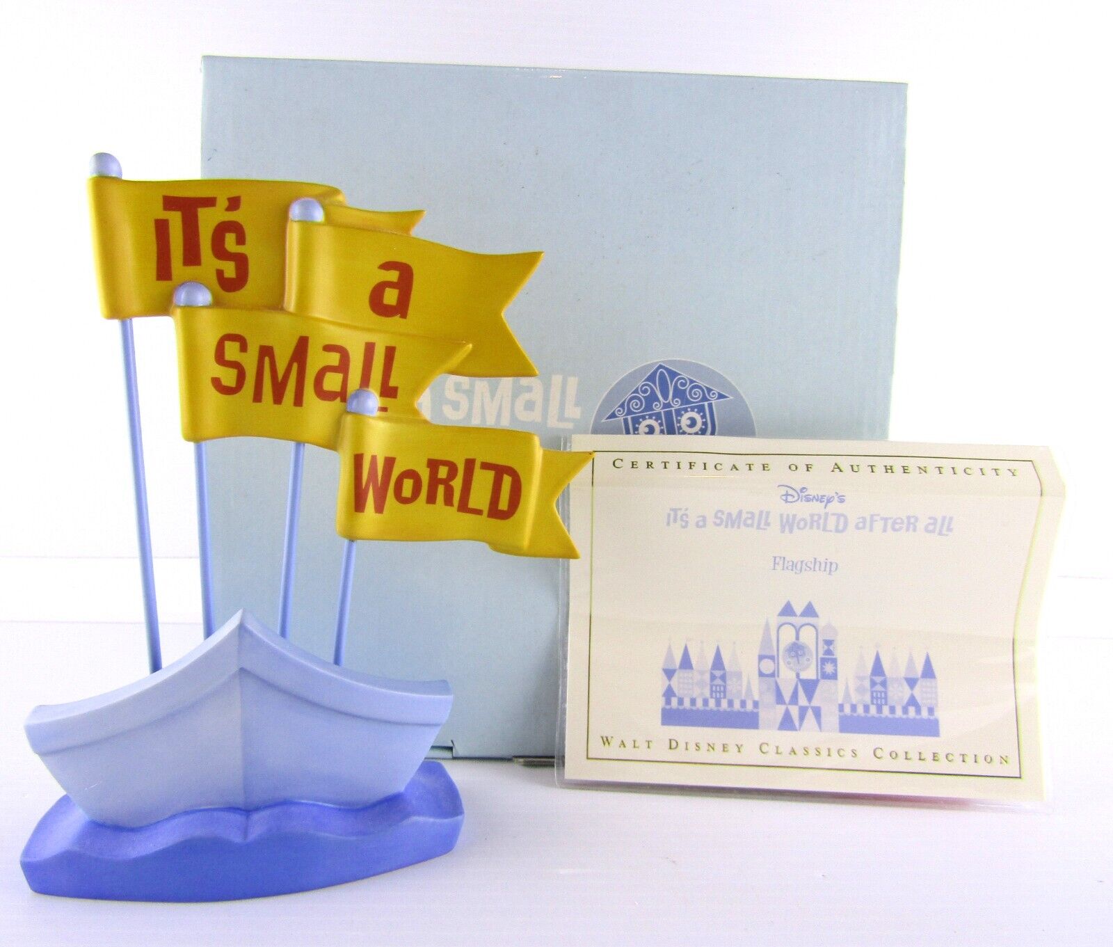 Disney WDCC Small World, Flagship Figurine It\'s a Small World w Box and COA