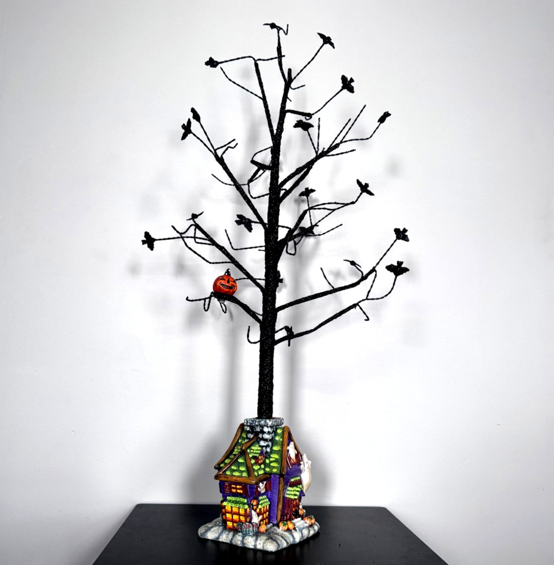 RETIRED Christopher Radko Howl Manor Halloween Ornament Tree 36” RETIRED Christopher Radko Howl Manor Halloween Ornament Tree 36”