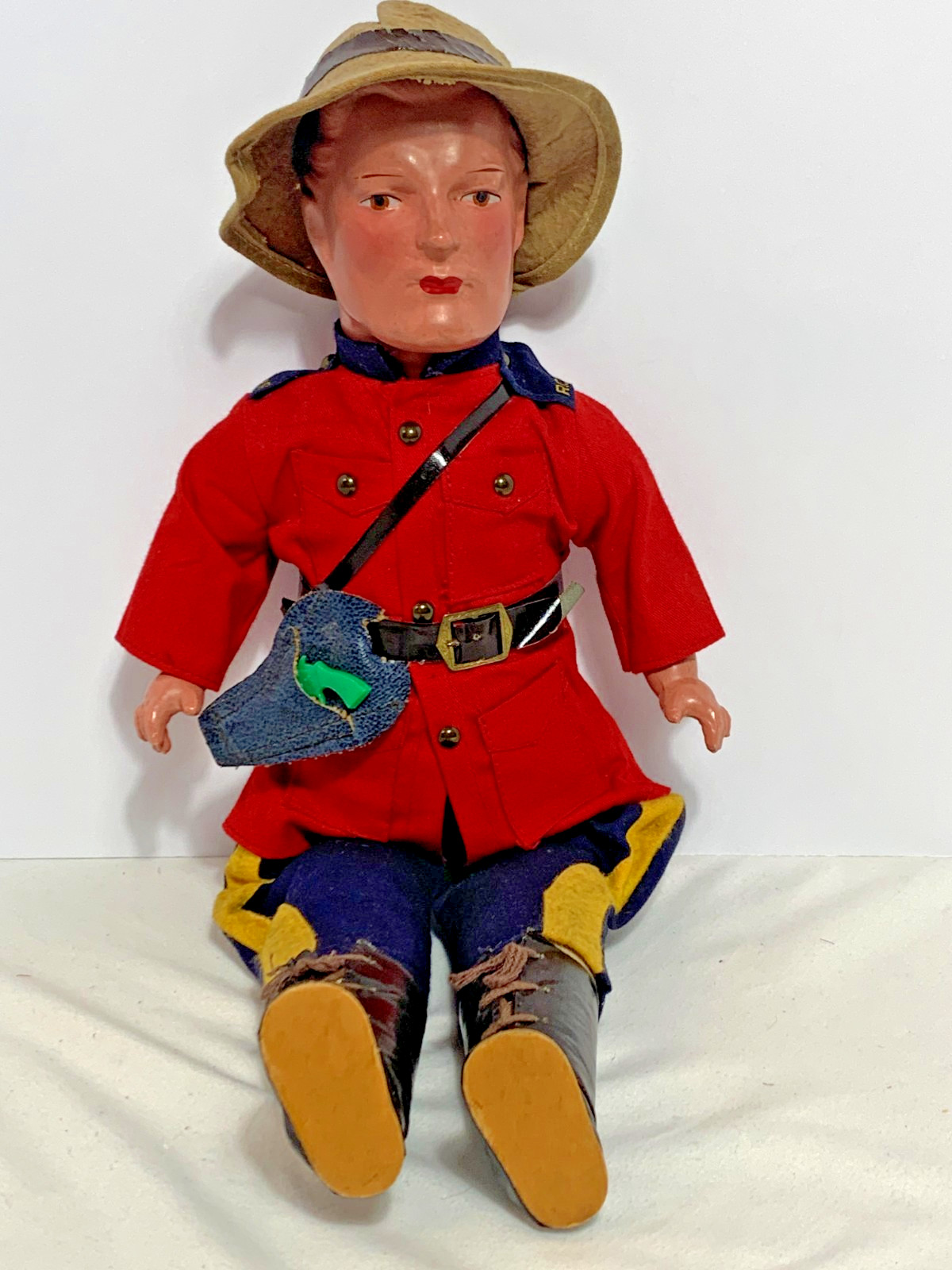 Vintage  1930's RCMP Doll by the Reliable Toy Co.