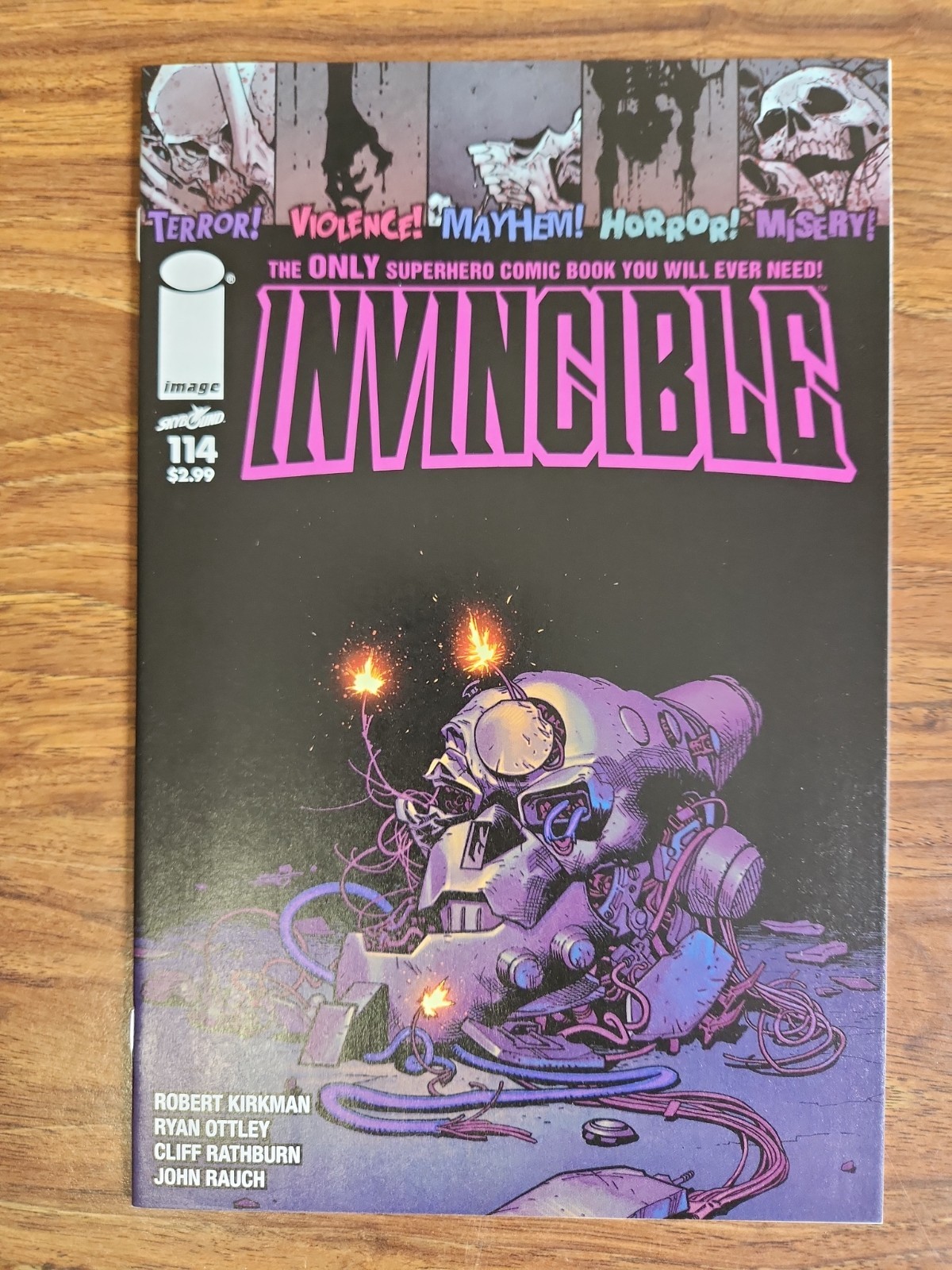 INVINCIBLE #114 LOW PRINT IMAGE COMICS ROBERT KIRKMAN RYAN OTTLEY 2014 NM INVINCIBLE #114 LOW PRINT IMAGE COMICS ROBERT KIRKMAN RYAN OTTLEY 2014 NM