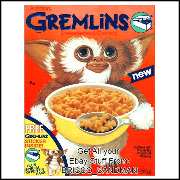 Fridge Fun Refrigerator Magnet GREMLINS BREAKFAST CEREAL 80s Retro Fridge Fun Refrigerator Magnet GREMLINS BREAKFAST CEREAL 80s Retro