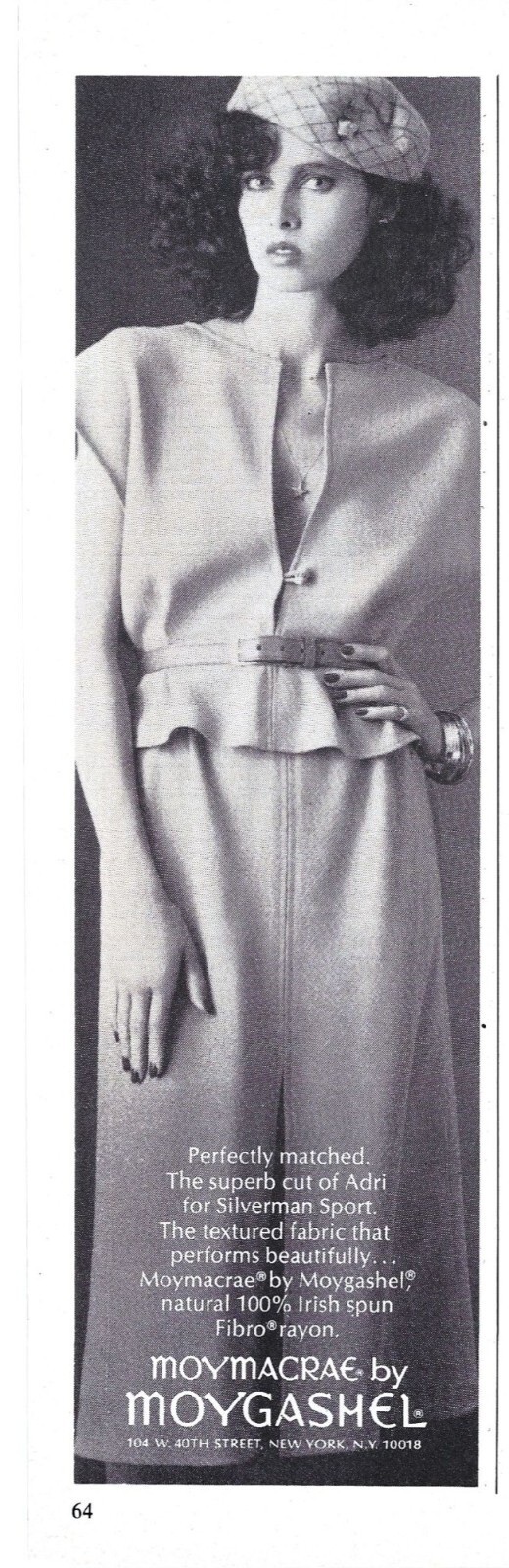 Moymacrea by Moygashel Women Fashion Sportswear 1970s Vintage Print Ad 9 inch Moymacrea by Moygashel Women Fashion Sportswear 1970s Vintage Print Ad 9 inch