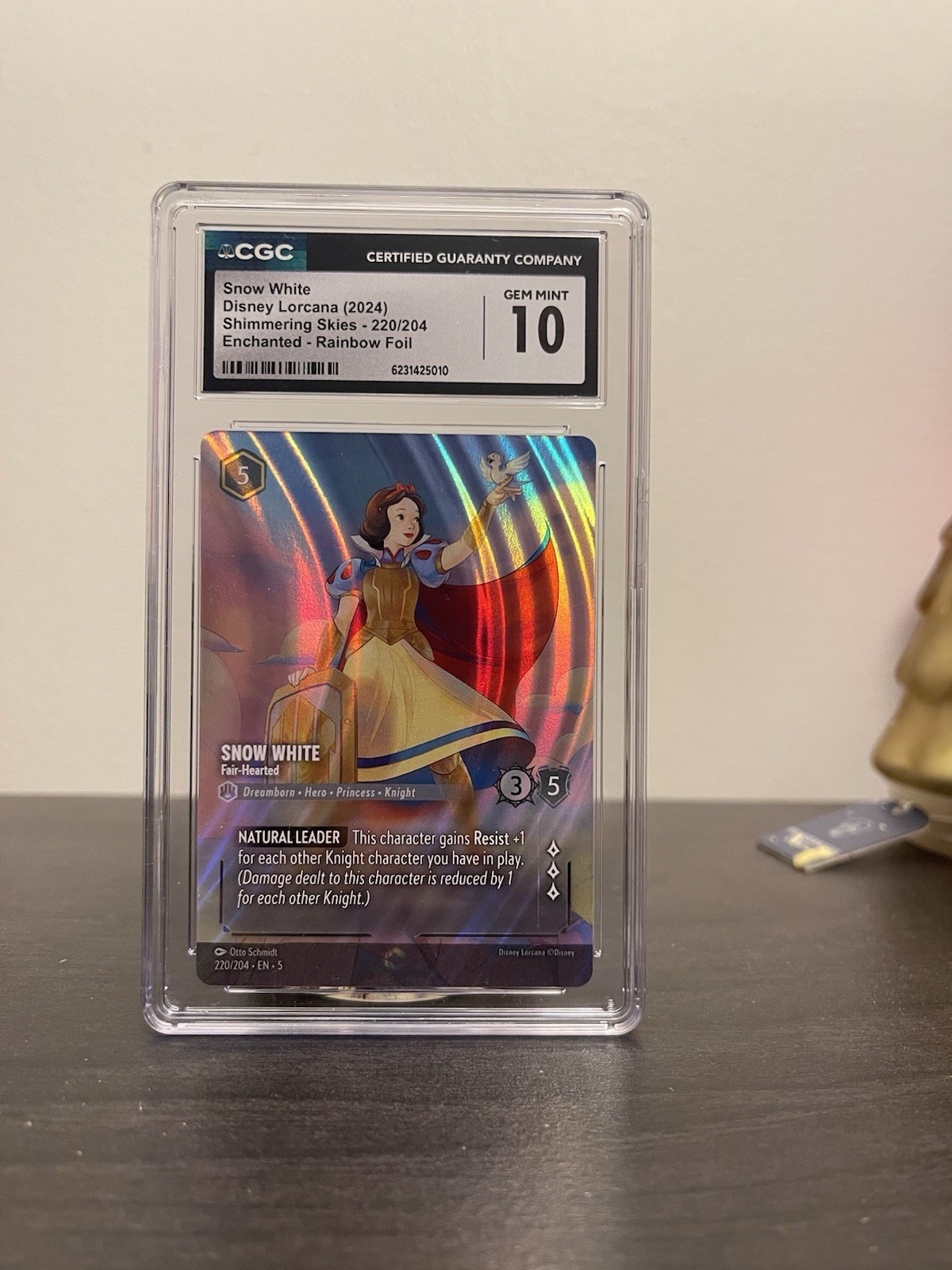 2024 DISNEY LORCANA SHIMMERING SKIES ENCHANTED SNOW WHITE FAIRHEARTED CGC 10 2024 DISNEY LORCANA SHIMMERING SKIES ENCHANTED SNOW WHITE FAIRHEARTED CGC 10