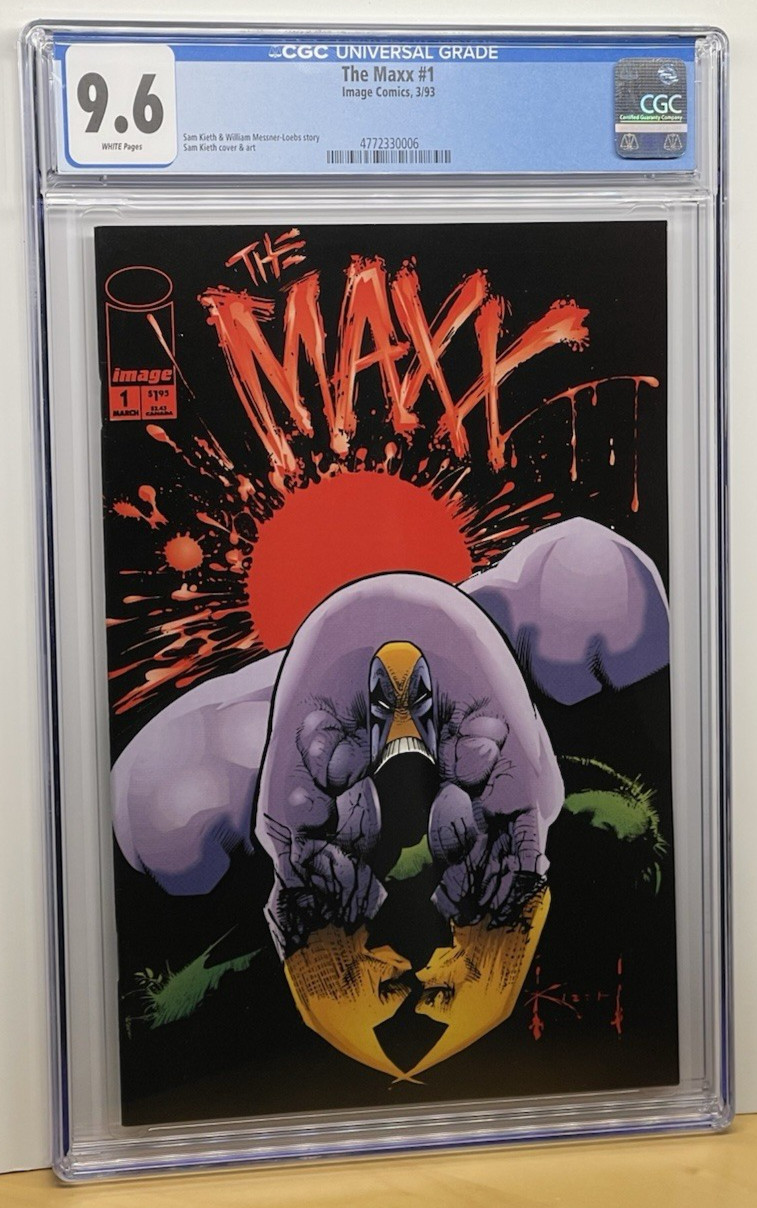 The Maxx 1 1993 CGC 9.6 NM+ Image Comics Sam Keith The Maxx 1 1993 CGC 9.6 NM+ Image Comics Sam Keith