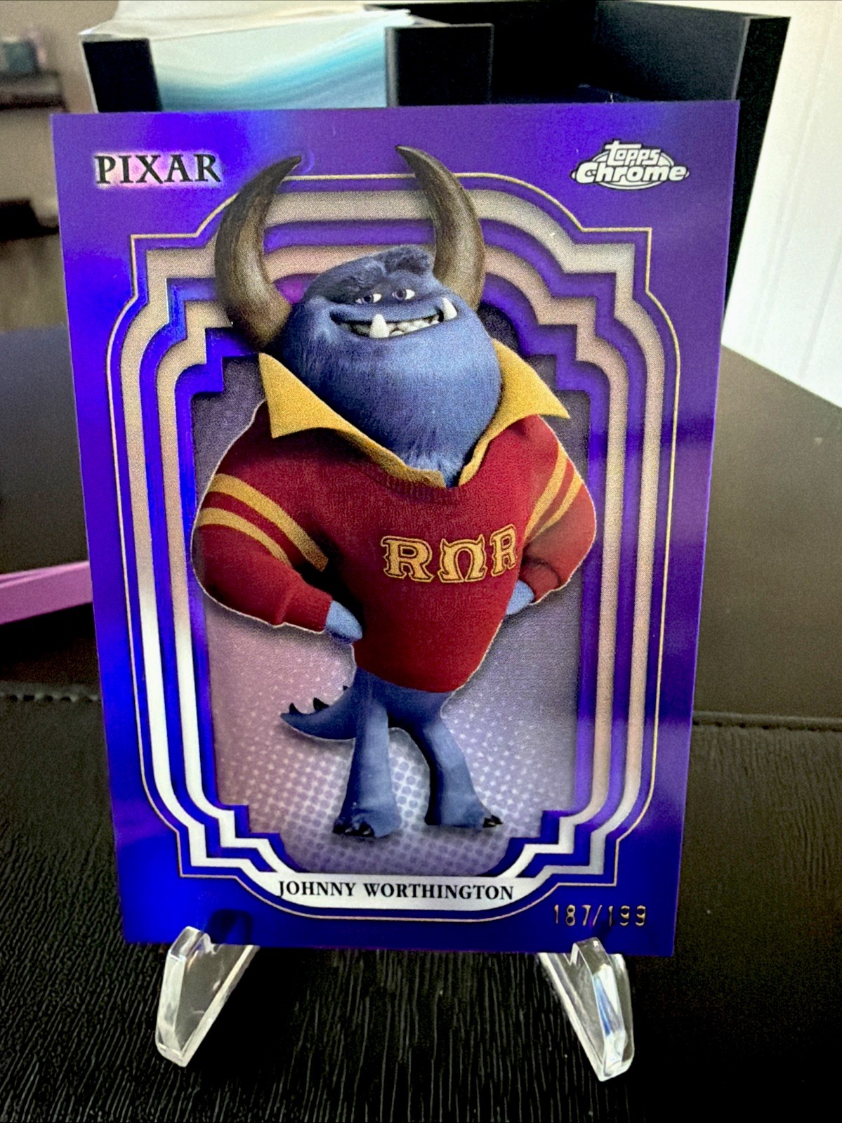 2024 Topps Chrome Disney Purple Refractor #90 Johnny Worthington /199