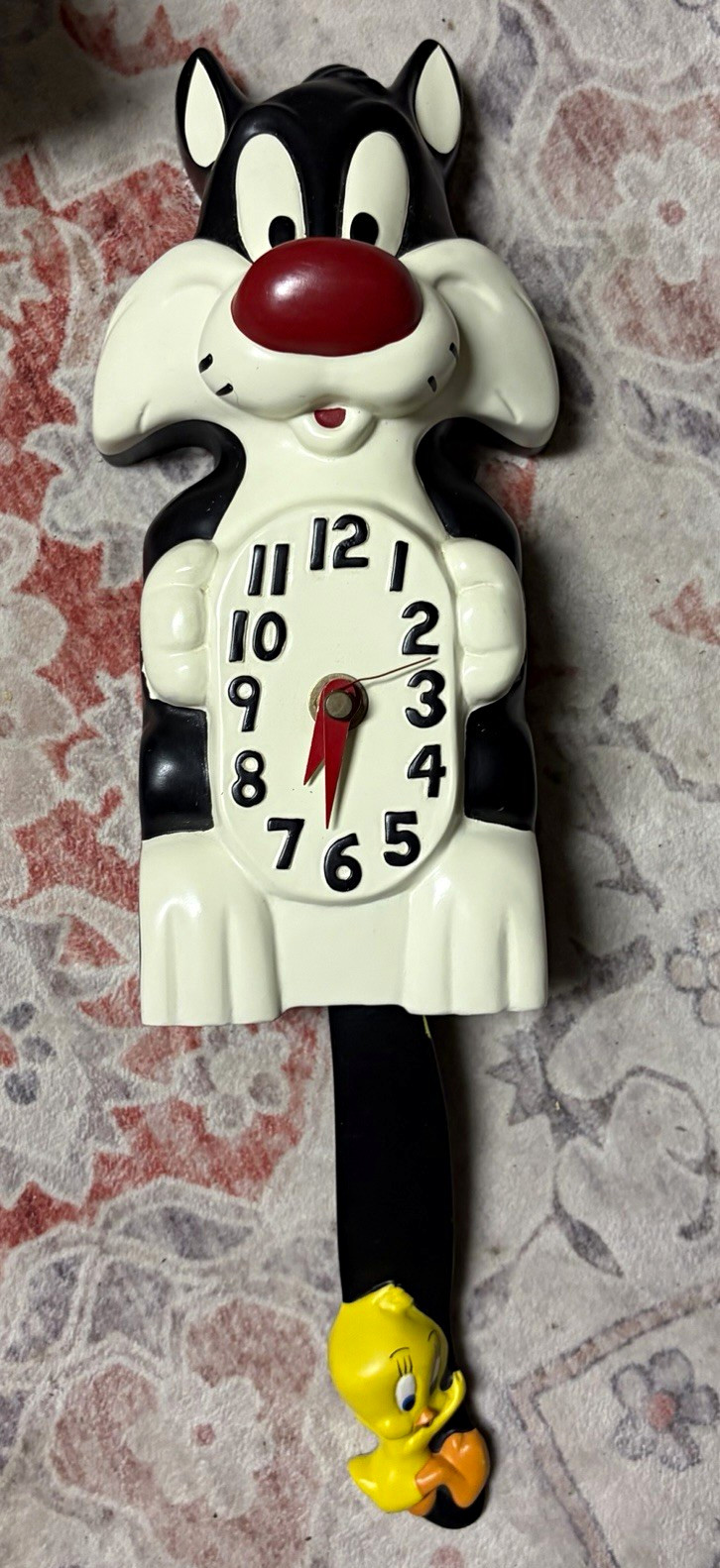 Vintage Looney Tunes Sylvester & Tweety Wall Clock Vintage Looney Tunes Sylvester & Tweety Wall Clock