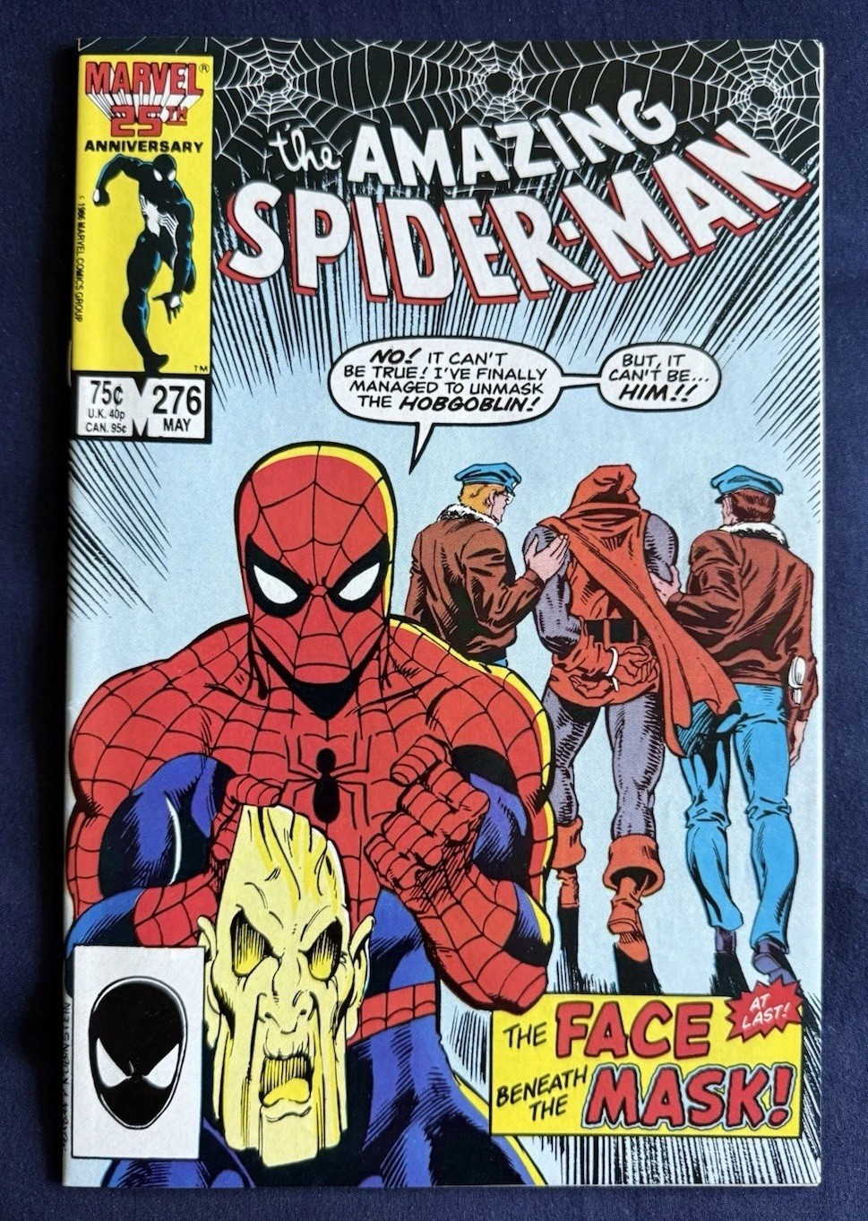 AMAZING SPIDER-MAN #276 VF Marvel Comics 1986 Hobgoblin Unmasked Key Issue AMAZING SPIDER-MAN #276 VF Marvel Comics 1986 Hobgoblin Unmasked Key Issue