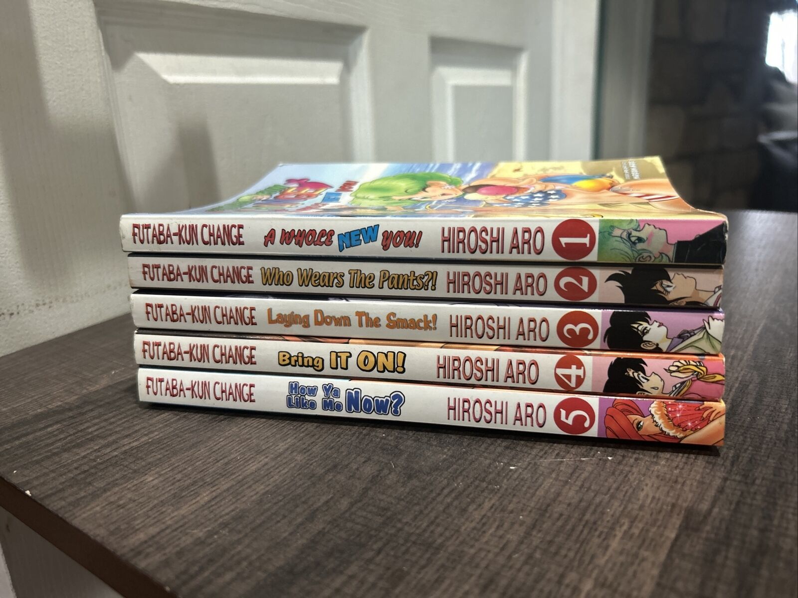 Futaba-kun Change lot. by Hiroshi Aro. Manga Volumes 1, 2, 3, 4, 5