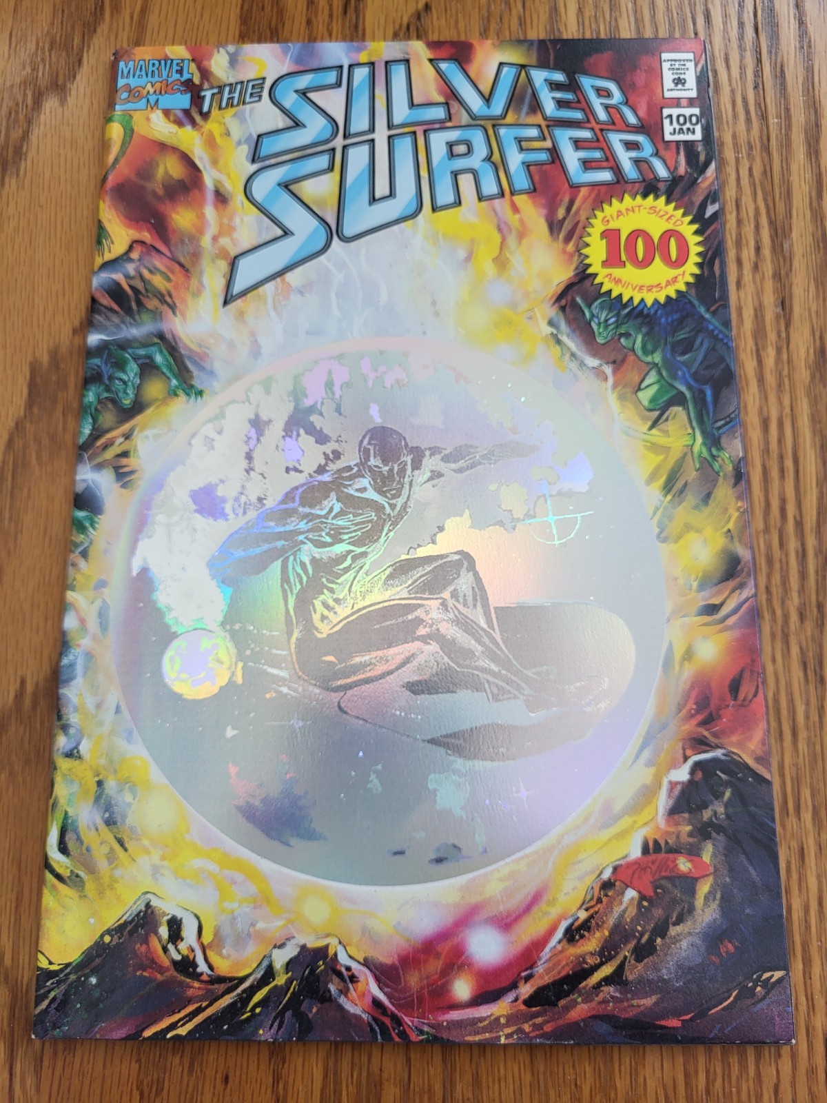 Marvel Comics Silver Surfer #100 - Hologram Cover (1995) - Excellent