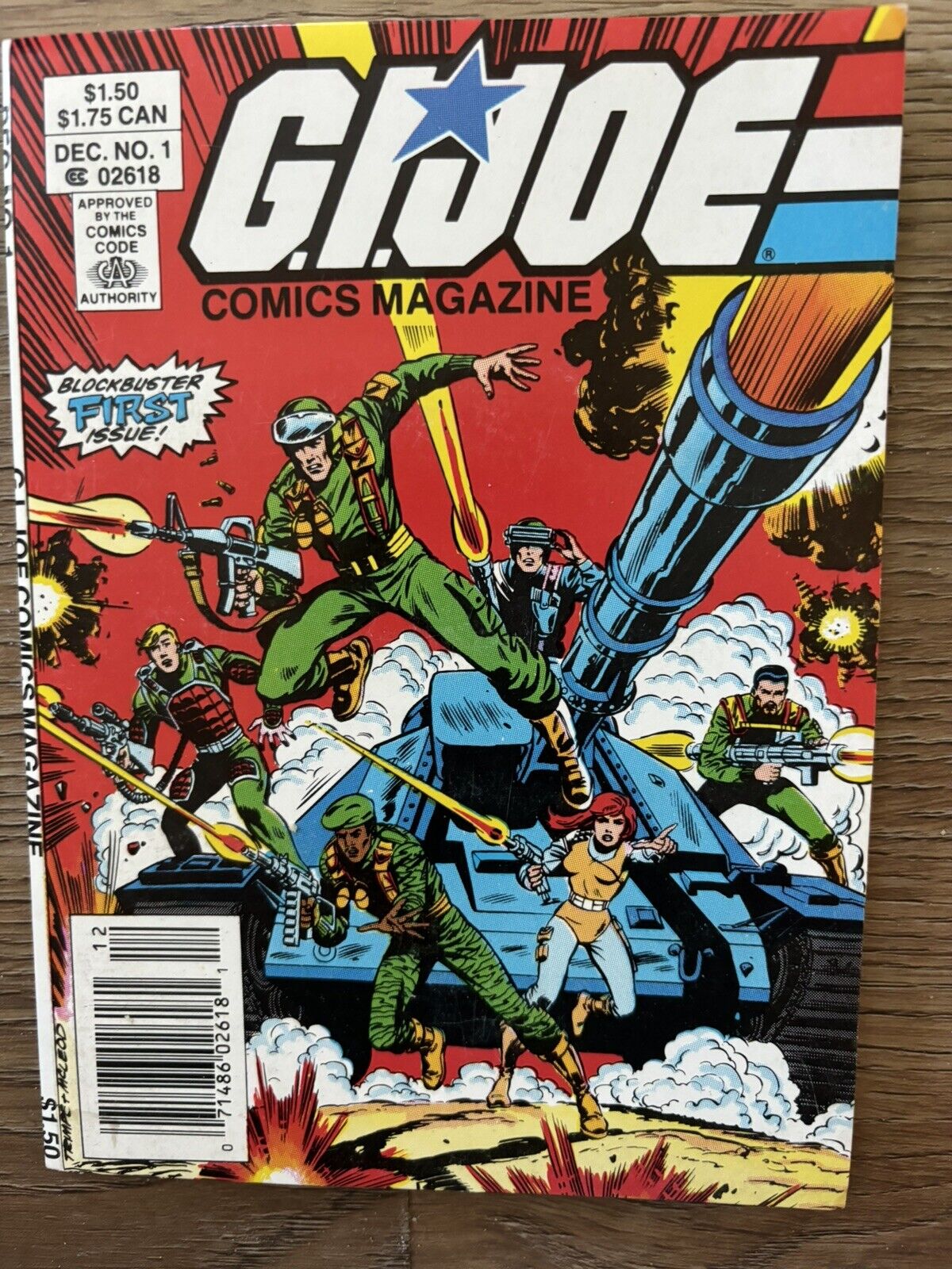 G.I. Joe #1 1988 Newstand Vintage Marvel