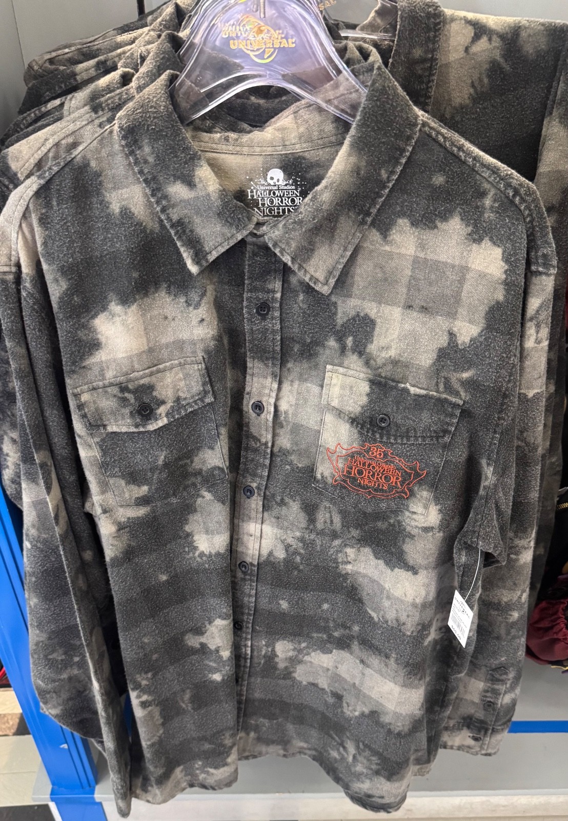 Universal Halloween Horror Nights Infernal Carnival of Nightmares Flannel 2XL Universal Halloween Horror Nights Infernal Carnival of Nightmares Flannel 2XL