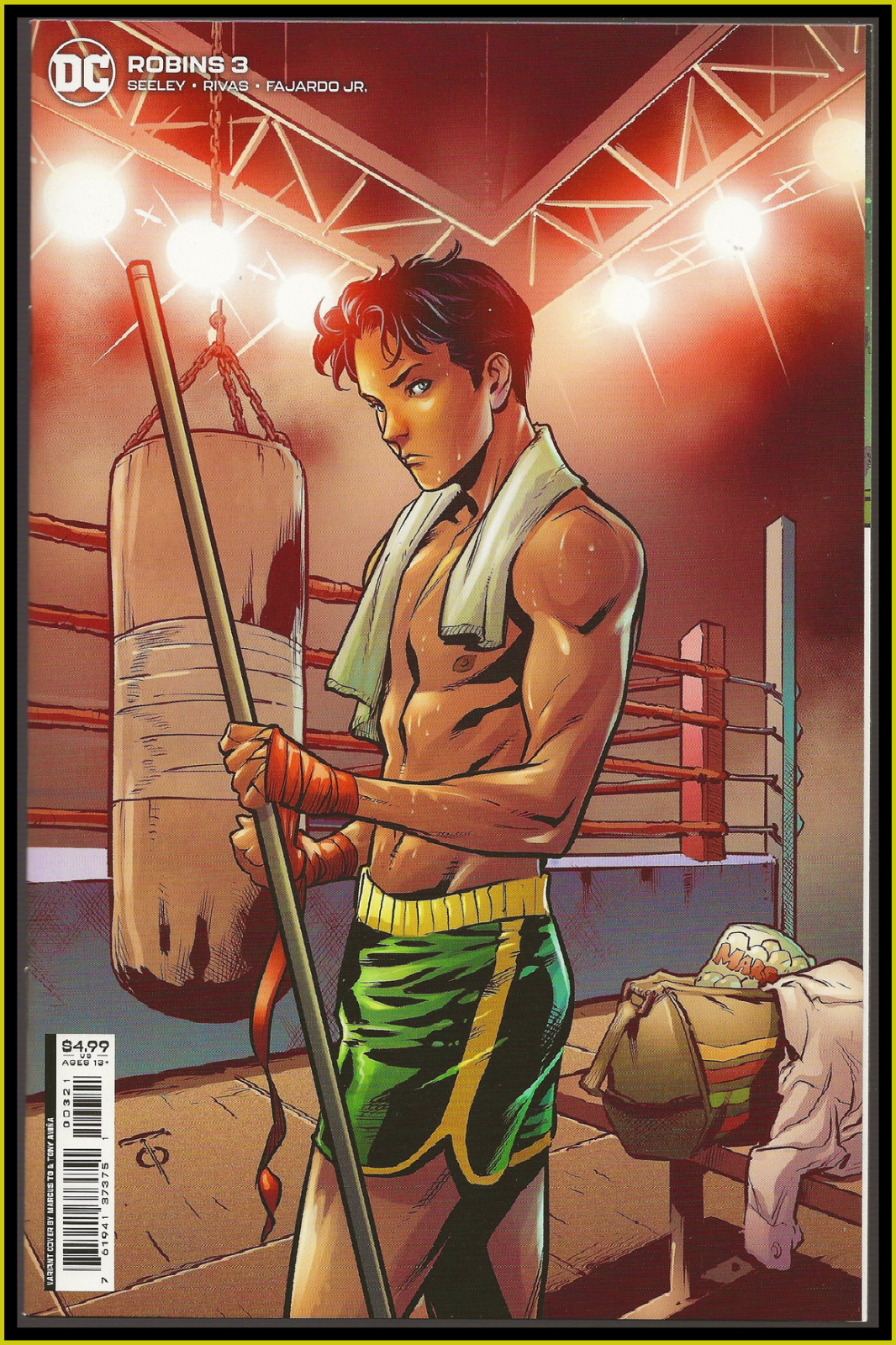 ROBINS #3 (2022) MARCUS TO SHIRTLESS WORKOUT VARIANT TIM DRAKE DC 9.4 NM HOT
