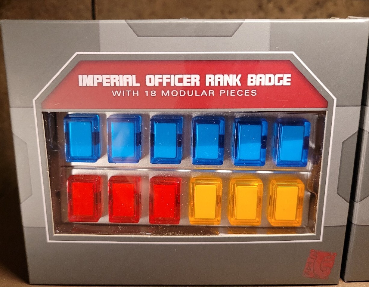 Disney Parks Star Wars Imperial Officer Rank Badge Galaxy’s Edge Disneyland NEW