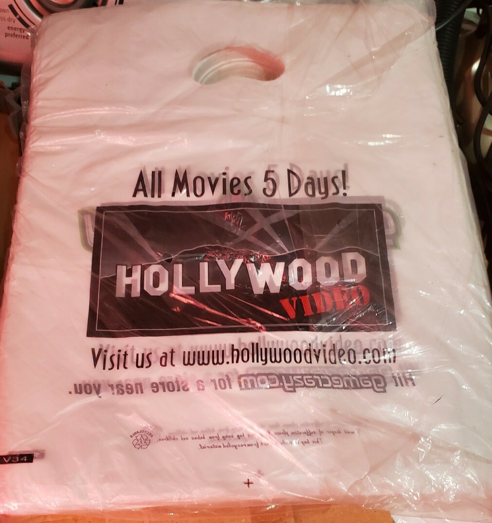 20 New Hollywood Video Game Crazy Video Rental Store Vintage Classic Store Bags 20 New Hollywood Video Game Crazy Video Rental Store Vintage Classic Store Bags