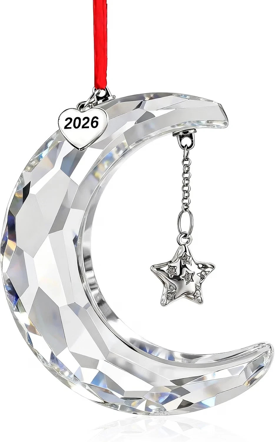 New in Original Box 100% SWAROVSKI Crystal Holiday Magic Moon Ornament New in Original Box 100% SWAROVSKI Crystal Holiday Magic Moon Ornament