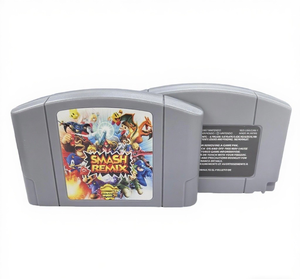 SMASH REMIX 2.0.1 Games Cartridge For Nintendo 64 Console US Fast Shipping SMASH REMIX 2.0.1 Games Cartridge For Nintendo 64 Console US Fast Shipping