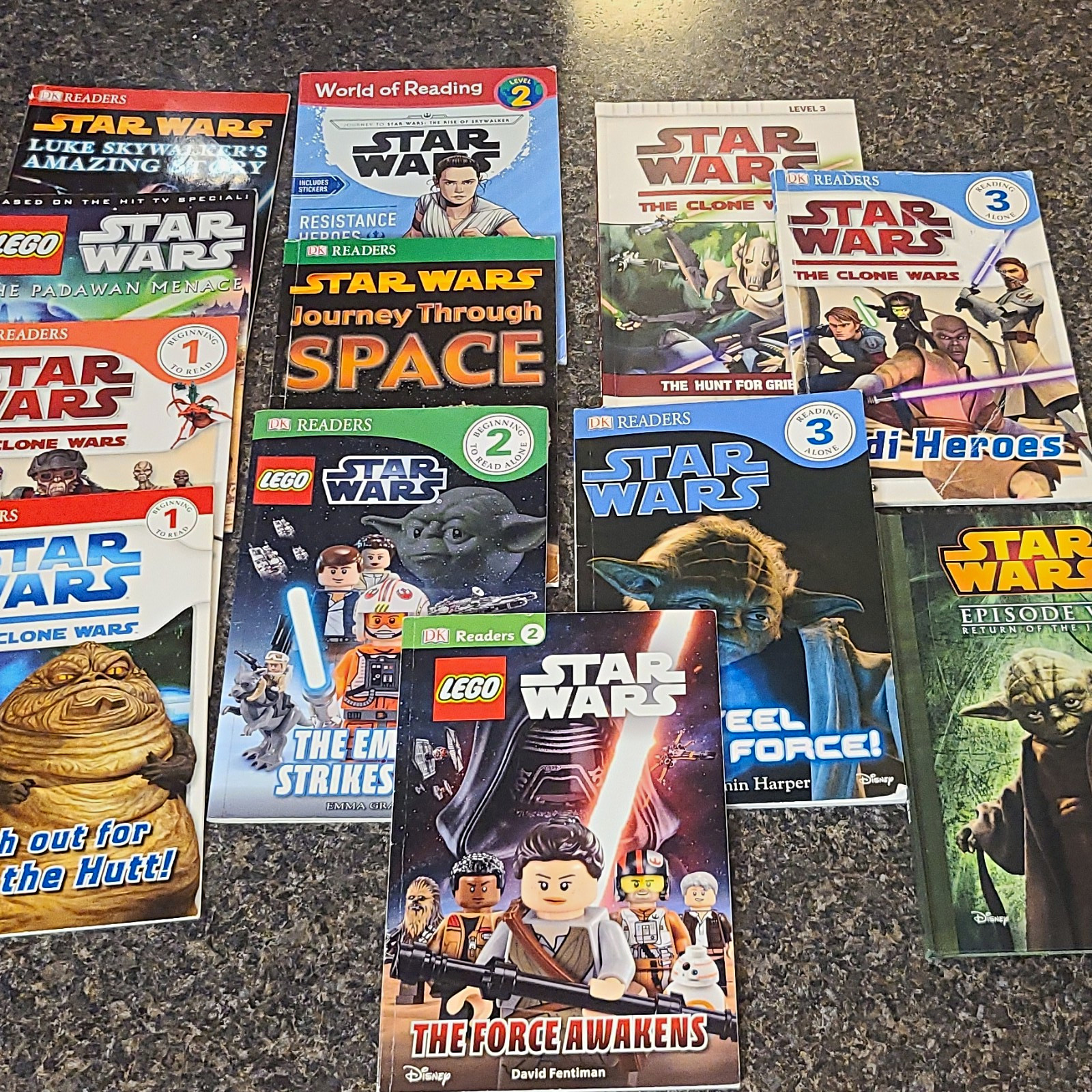 Star Wars Book Lot Of 12 DK Readers & LEGO Star Wars Kids Books English Sci-Fi Star Wars Book Lot Of 12 DK Readers & LEGO Star Wars Kids Books English Sci-Fi