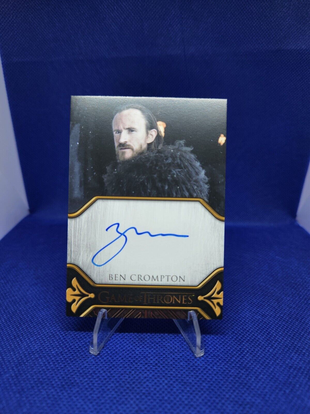 2023 Game of Thrones Art & Images Legacy Ben Crompton Autograph Card